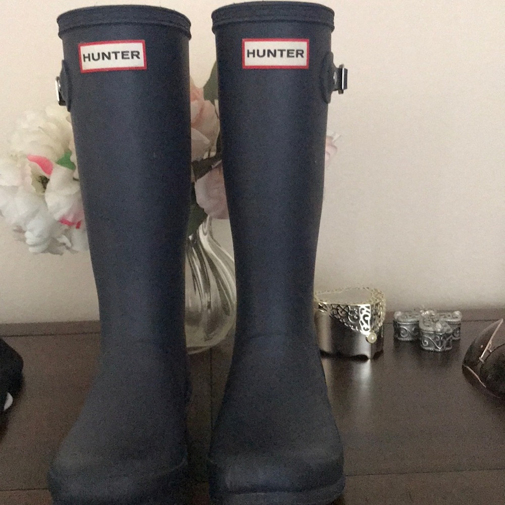 Hunter rain boots kids size US 1/ 2 girls